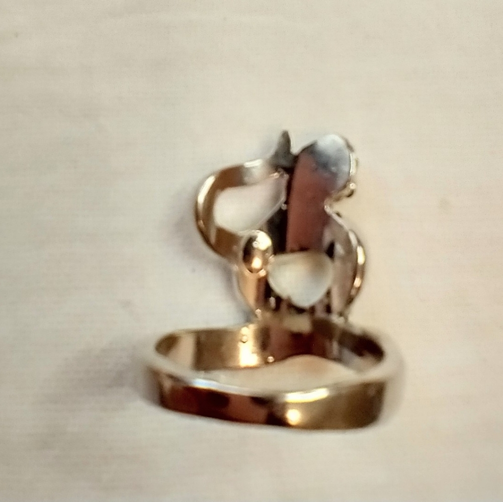 Ring Snake with rhinestones size 11 - Picture 2 of 6